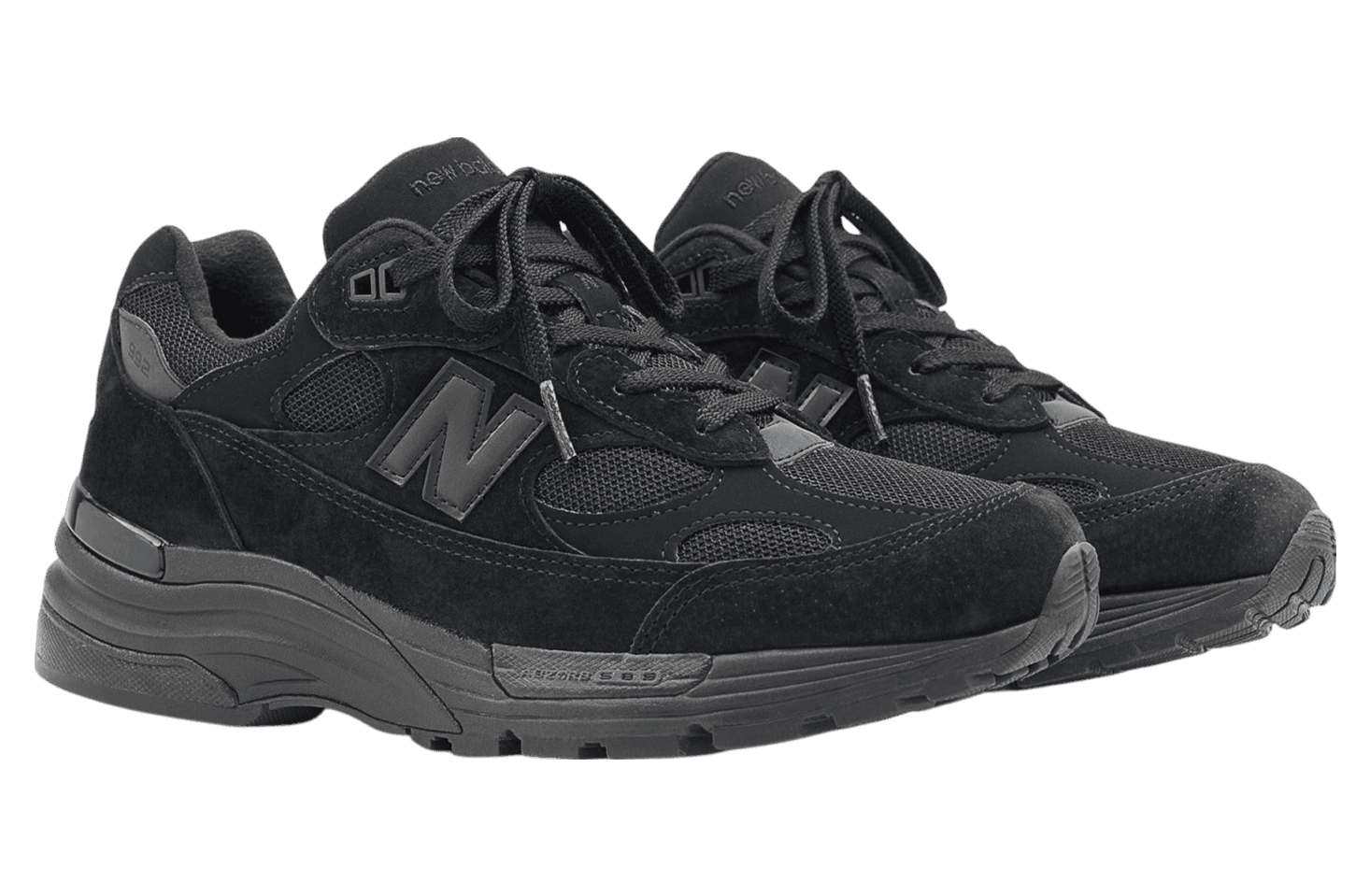 New Balance 992 Made in USA 'Triple Black' 2025