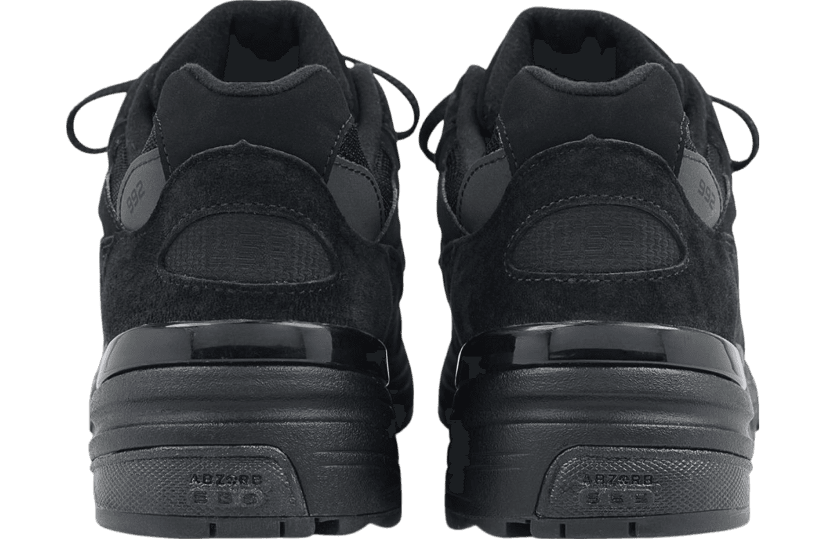 New Balance 992 Made in USA 'Triple Black' 2025